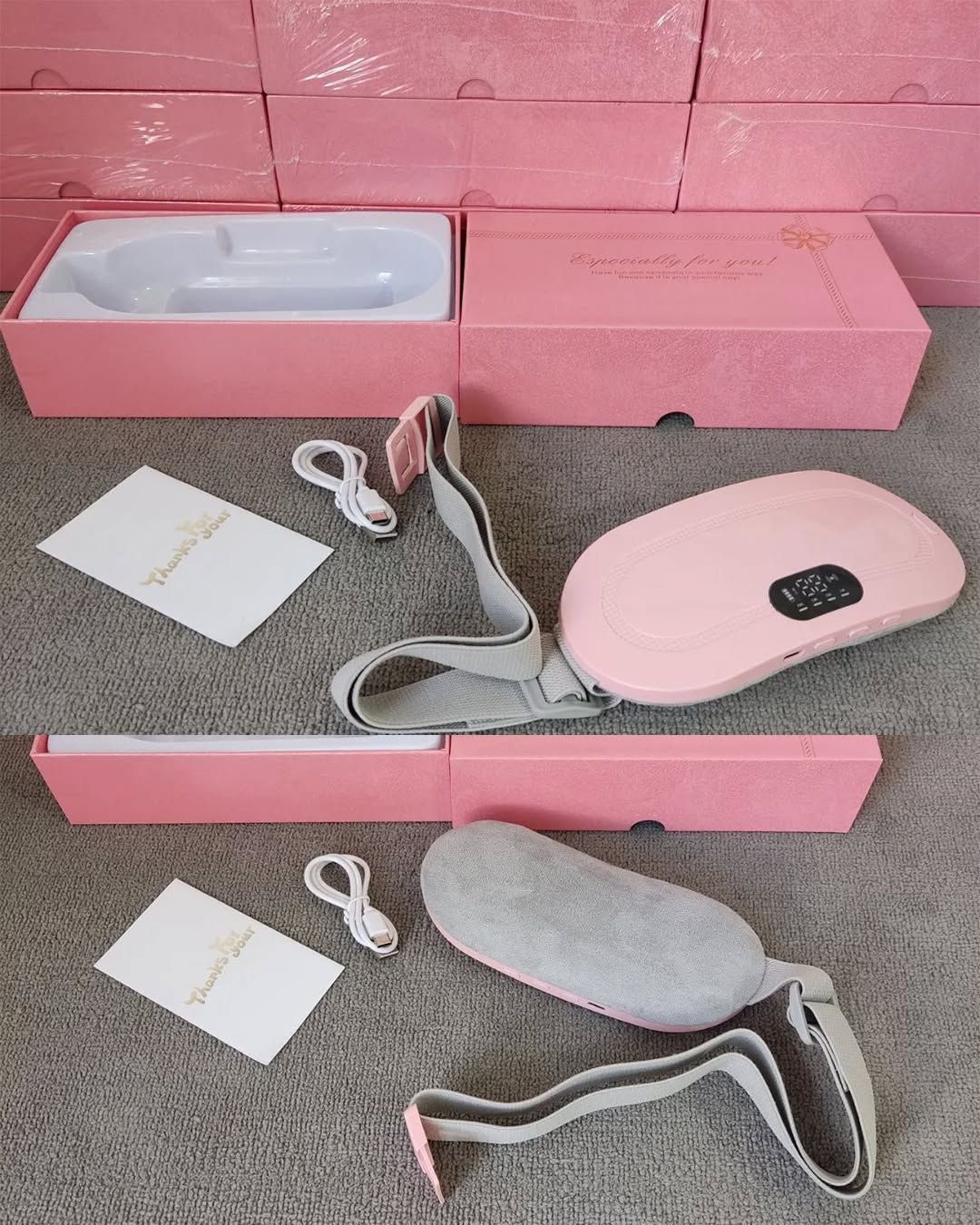 Cinturón térmico para cólicos + Toalla para el cabello de regalo